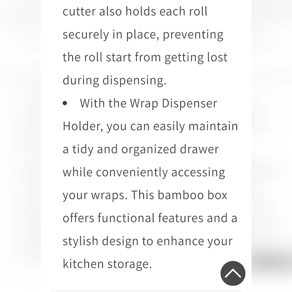 SpaceAid Wrap/Foil (Long) Organizer
